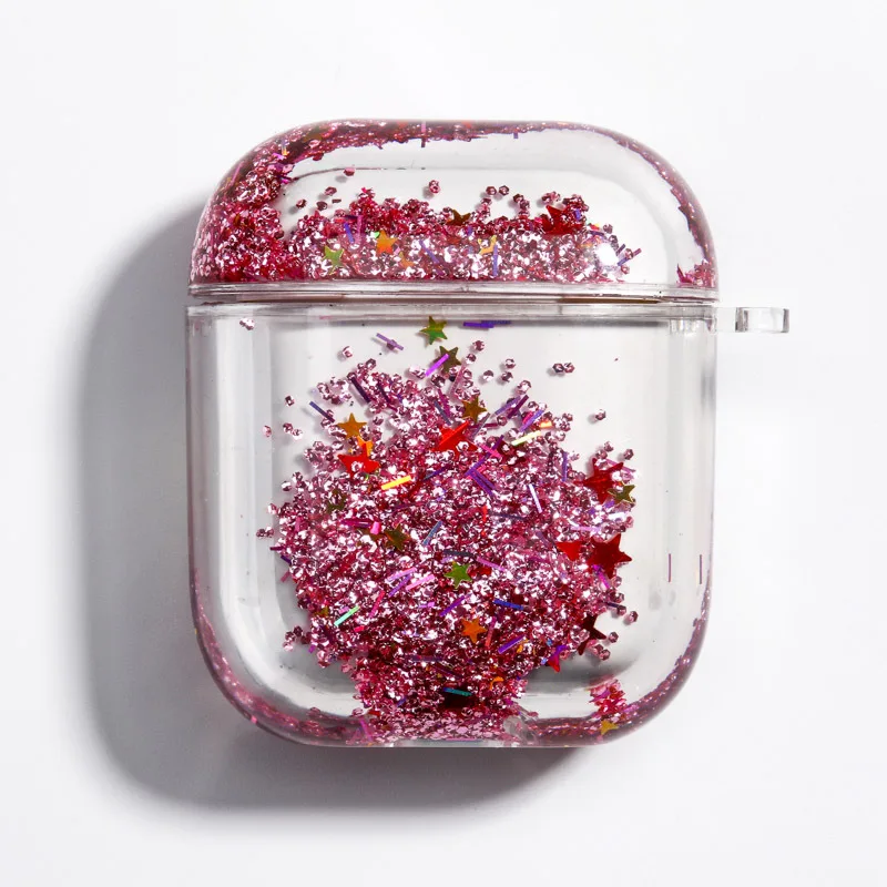 

Liquid Quicksand Glitter Case For Airpods 1 2 3 Pro Case Cover Wireless Bluetooth Earphone Transparent Headphone