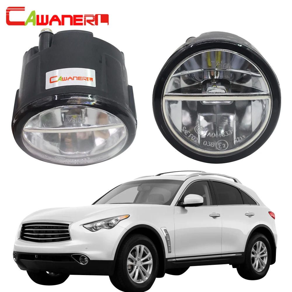 Cawanerl для Infiniti FX FX35 FX37 FX45 FX50 FX30D 2006 2015 стайлинга автомобилей Светодиодный туман