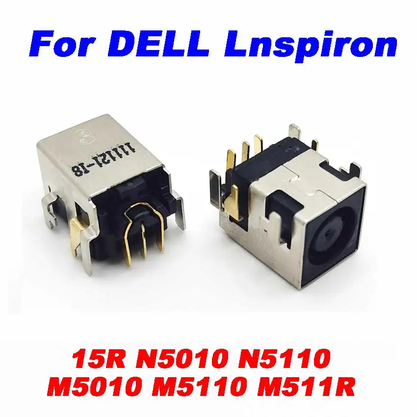 

10Pcs Laptop DC Power Jack Connector Charging Port For DELL Lnspiron 15R N5010 N5110 M5010 M5110 M511R