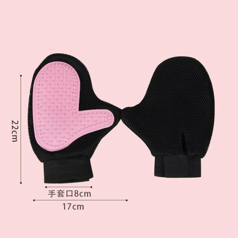 Перчатка для груминга кошек и шерстяная перчатка вычесывания шерсти домашних