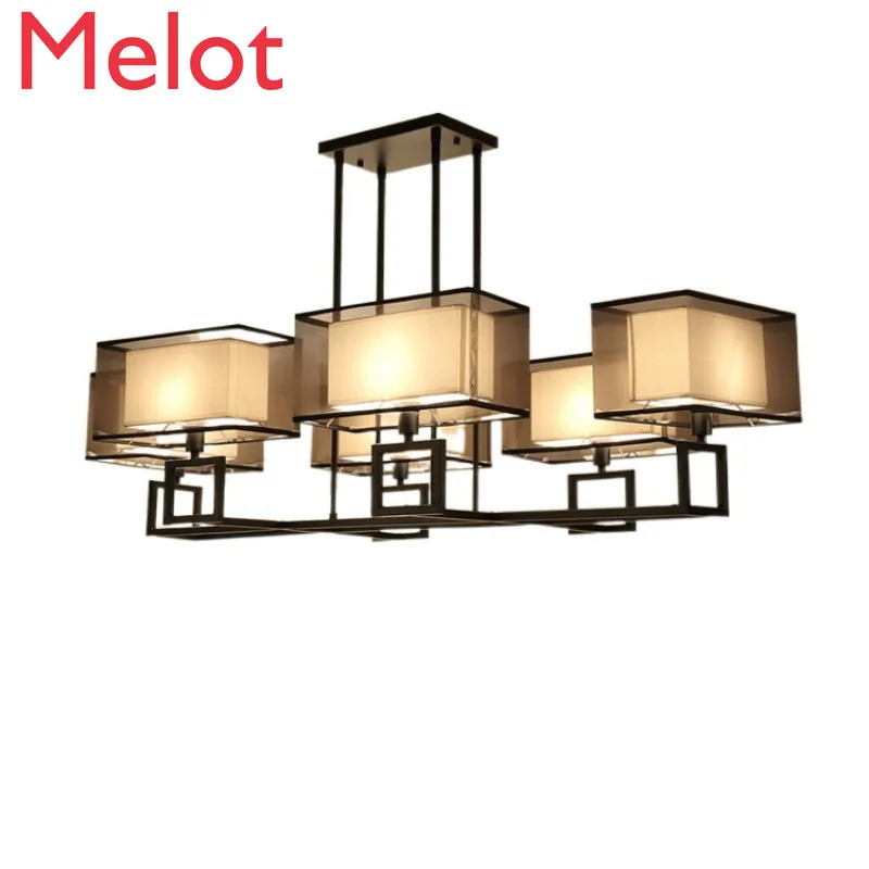 

New Chinese All-house Lighting Package Living Room Lamp Modern Two-room One-room Combination Set of Small-family Dining Room