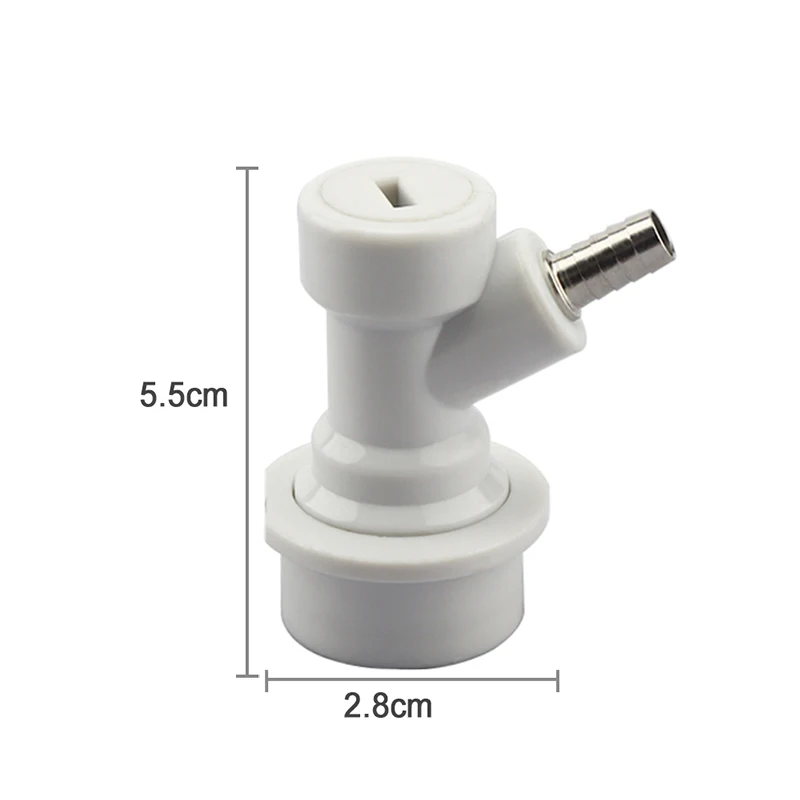 Колпачок для карбонации пивоварения с 5/16 &quotзазубренным шариком набор