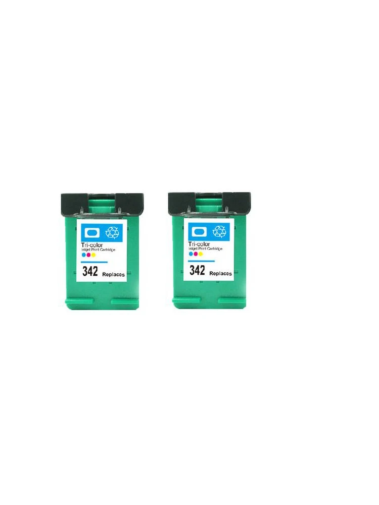 2x чернильные картриджи совместимые с hp342 repalce для 342 342xl Officejet 6300 D4100 D4145 D4155 D4160 D4163