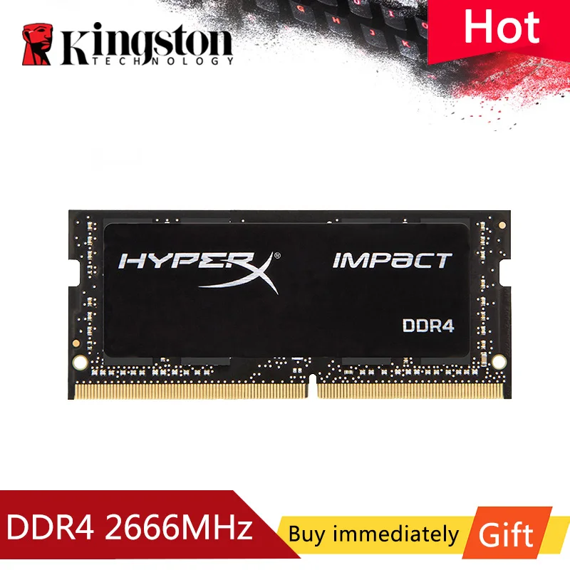 

Kingston ram SODIMM DDR4 8gb 16gb 32gb 2666Mhz 1.2V HyperX Impact Gaming Memory for Notebook