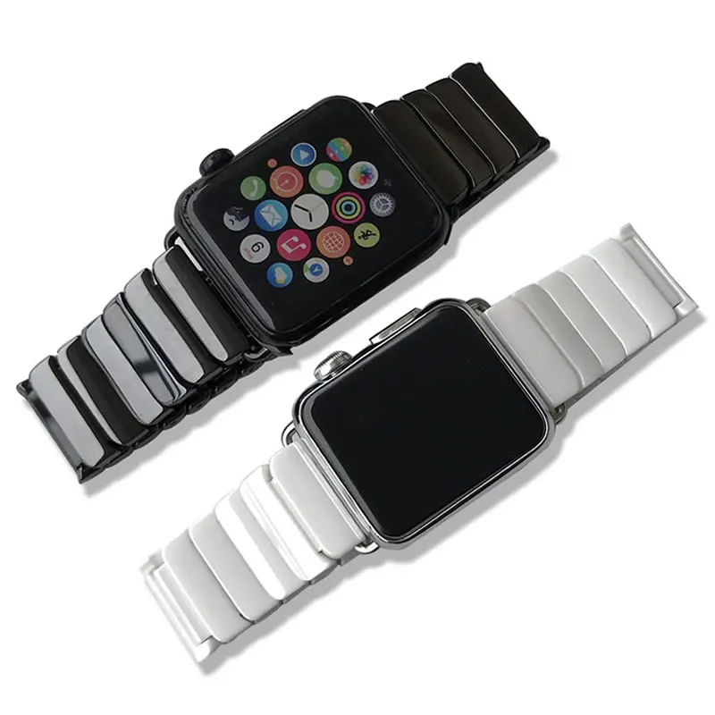 Ремешок Jeathus для часов apple watch Series 1 2 3 керамический ремешок iwatch 38 42 мм с застежкой