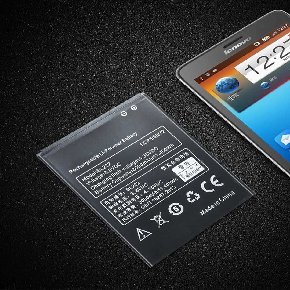 

3000mAh For Lenovo S660 S668T S 660 668T Battery BL222 Mobile Phone Battery