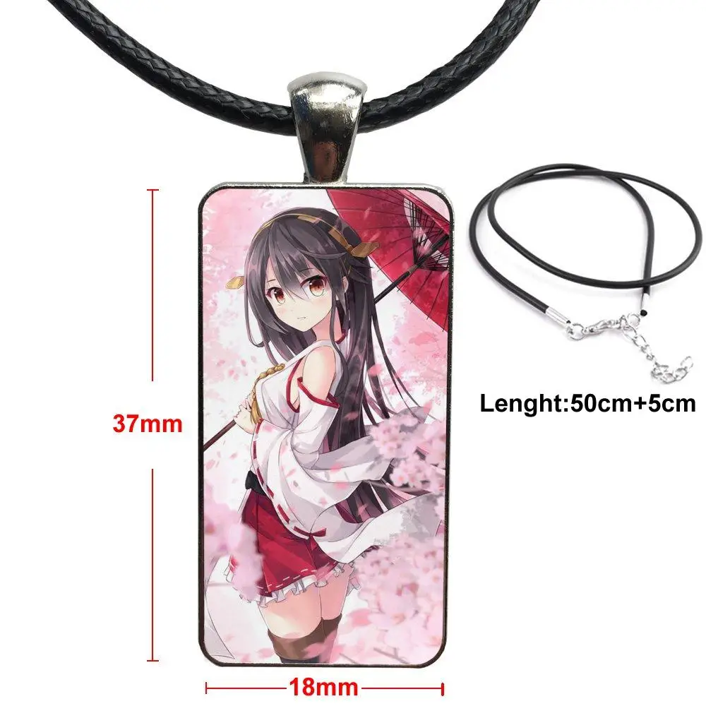Akame Ga Kill Anime Zerochan For Lovers Girl Friend Best Gift Glass Pendant Necklace Handmade Half Rectangle | Украшения и