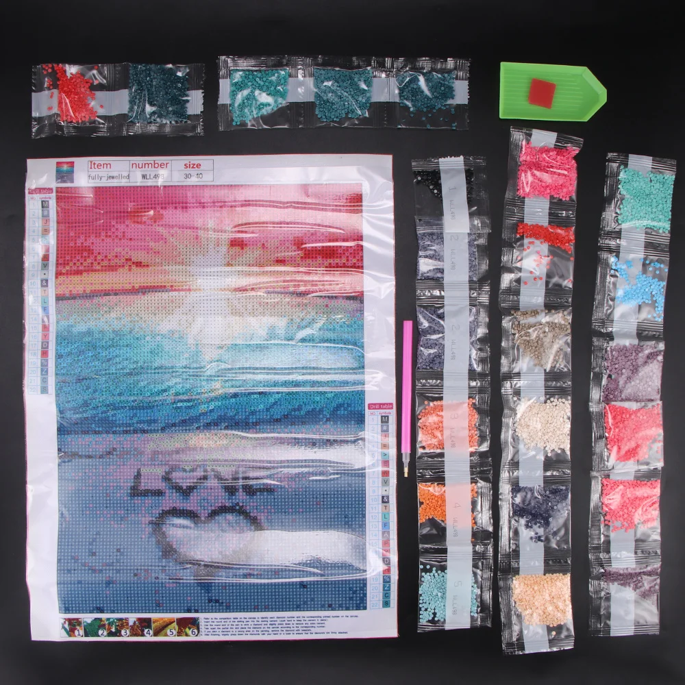 

DIY 5D Round Diamond Painting Child Draw Toy Animals Embroidery Cross Stitch Craft Kit Painting Mosaic Home Wall Decoration Gift