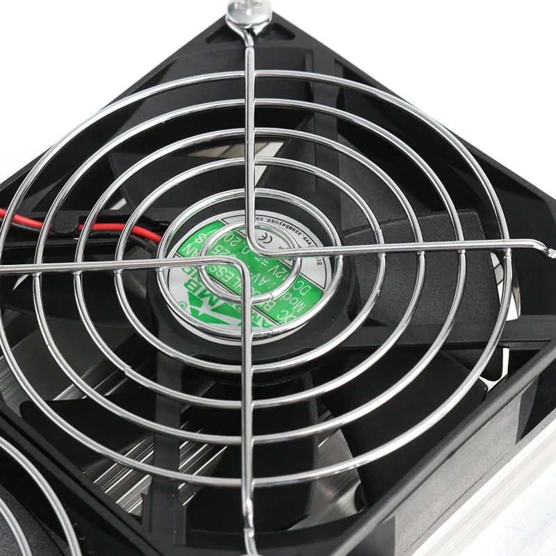 

120W Diy Thermoelectric Cooler Refrigeration Semiconductor Cooling System Kit Dual Cooler Fan Finished Kit Us Plug