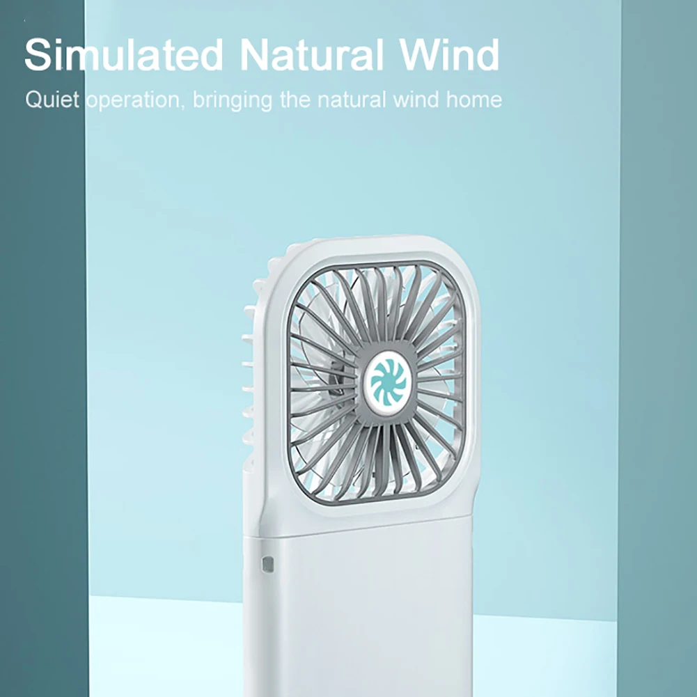 Мини Портативный складной USB вентилятор Ручной перезаряжаемый для путешествий 3