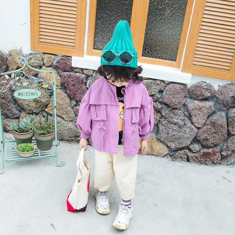 Новинка модная осенне-весенняя куртка для девочек детская одежда 2 4 6 7 лет