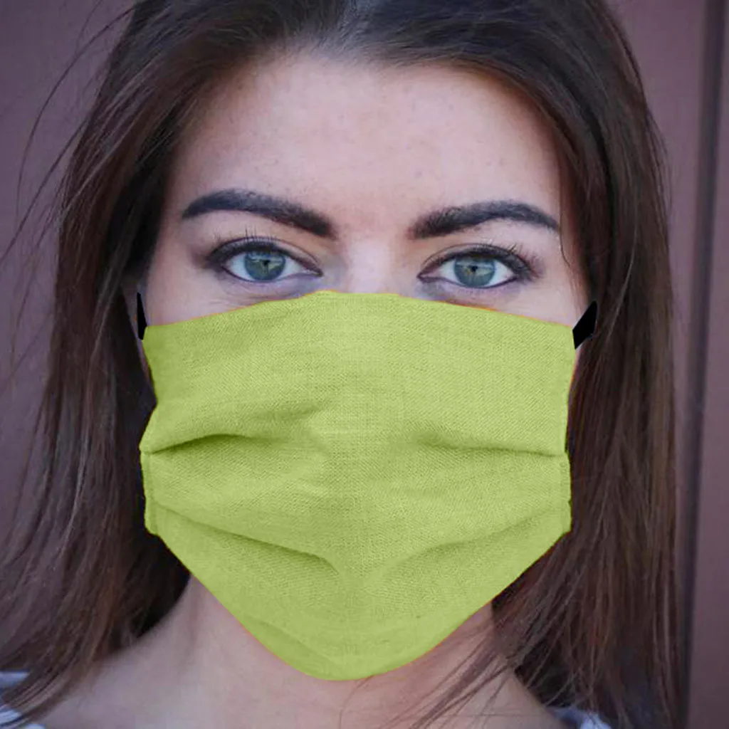 Маска для лица из натурального хлопка и льна 1 шт. | Тематическая одежда униформа