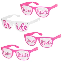 1pc team bride to be glasses bridal shower bachelorette party photo booth prop wedding party bride bridesmaid glasses sunglasses
