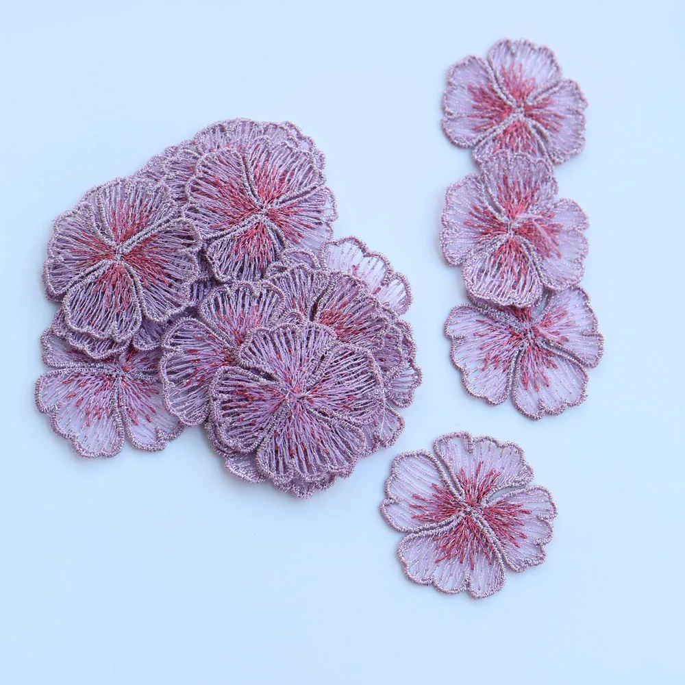 

20pc/lot diy craft supplies embroidery flower Patches for clothing Floral patches for bags decorative parches appliques