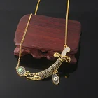 Мусульманский HZ Zulfiqar Имам Али ожерелье мес Чом из нержавеющей стали модель оружия кулон ожерелье для женщин мужчин Религиозные ювелирные изделия подарок