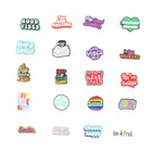 Горячая Распродажа, 1 шт., воодушевляющая фраза, подвески для обуви из ПВХ, девиз сделай сам, аксессуары для обуви, Кроксы, унисекс, детские подарки jibz