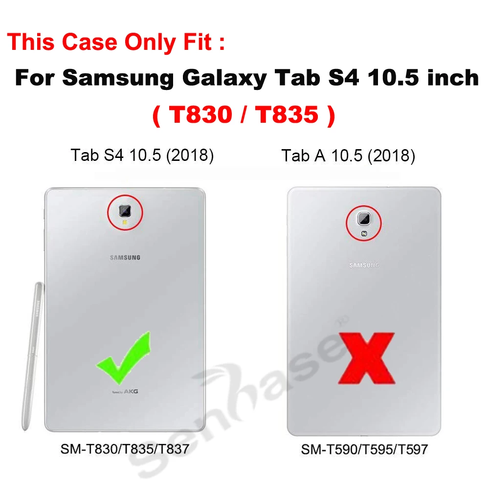 Чехол для Samsung Galaxy Tab S4 10 5 дюйма задняя крышка противоударный безопасный детей ПК