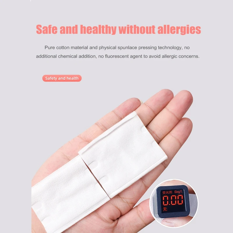 200 шт трехслойный уплотненный прессованный ватный диск Косметическая ткань для