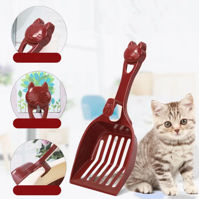 

Sand Scoop Poop Shovel Product For Pets Cat Supplies Durable Pet Dog Cat Plastic Cleaning Tool Puppy Kitten litter Scoop Cozy
