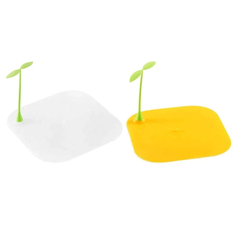

Creative Small Bean Sprouts Cute Bean Sprouts Shape Sewer Floor Drain Anti-odor Mat Silicone Shower Sink Filter Anti-Insect Mat