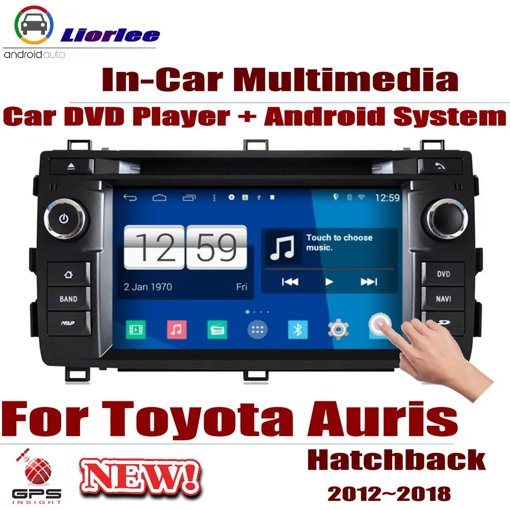 Автомобильный DVD плеер для Toyota Auris (E180) / Corolla Hatchback 2012 2018 GPS навигация Android 8 ядерный