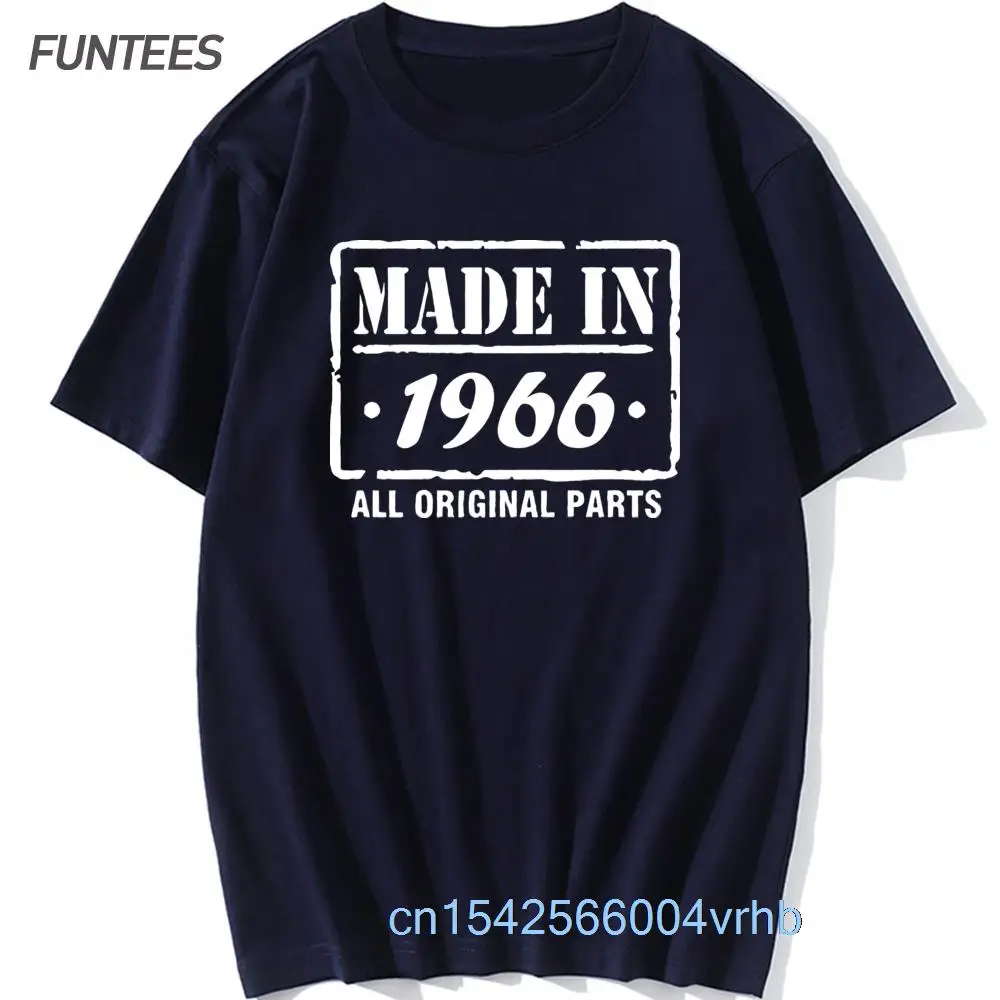 

Сделанная в 1966 году футболка на день рождения, хлопковые винтажные дизайнерские футболки для новорожденных в 1966 году ограниченного выпуска...