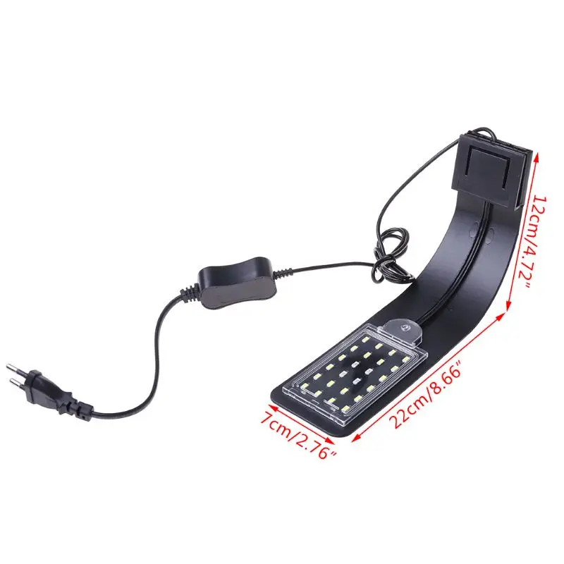 

10W High Brightness Aquarium Fish Tank 5730 LED Light Energy-Saving Lamp EU Plug D0AC