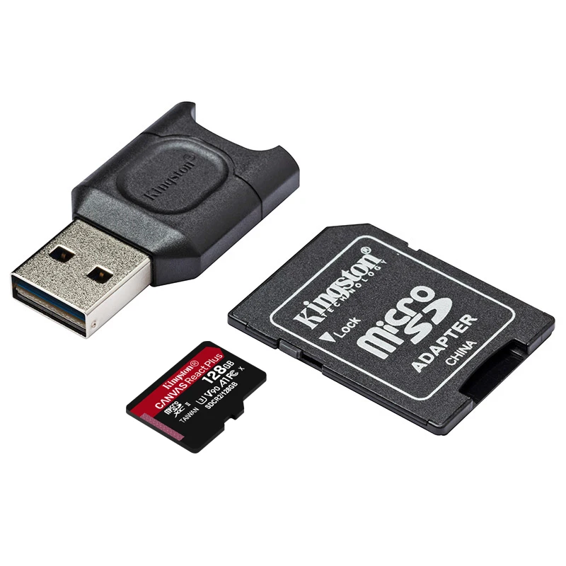 Карта памяти Kingston Micro SD 32 ГБ карта microSDHC U3 64 класс 285 МБ/с./с TF Microsd 128 Гб поддержка HD 3D