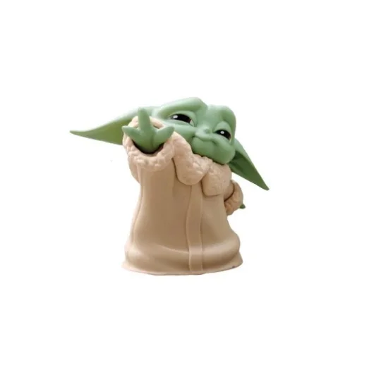 

Disney Q version anime figures Mandalor Baby Yoda Christmas gift birthday present Children's Toys Youda ornaments