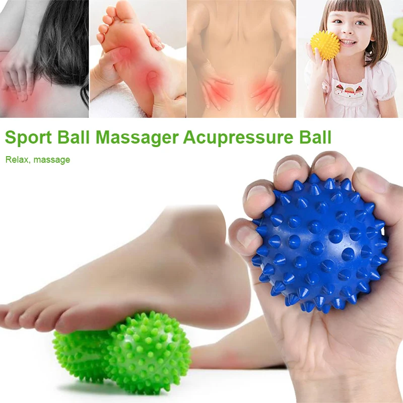 

Durable Spiky Massage Ball Trigger Point Sport Fitness Hand Foot Pain Relief Plantar Fasciitis Reliever Hedgehog Peanut Balls