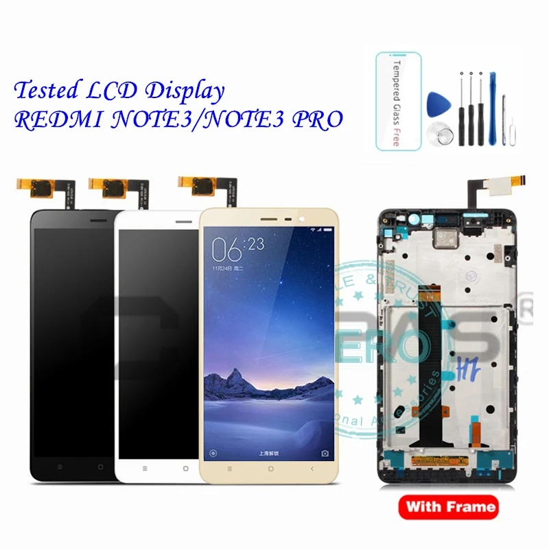 ЖК дисплей и рамка для Xiaomi Redmi Note 3 Pro панель сенсорного экрана дигитайзер дисплея