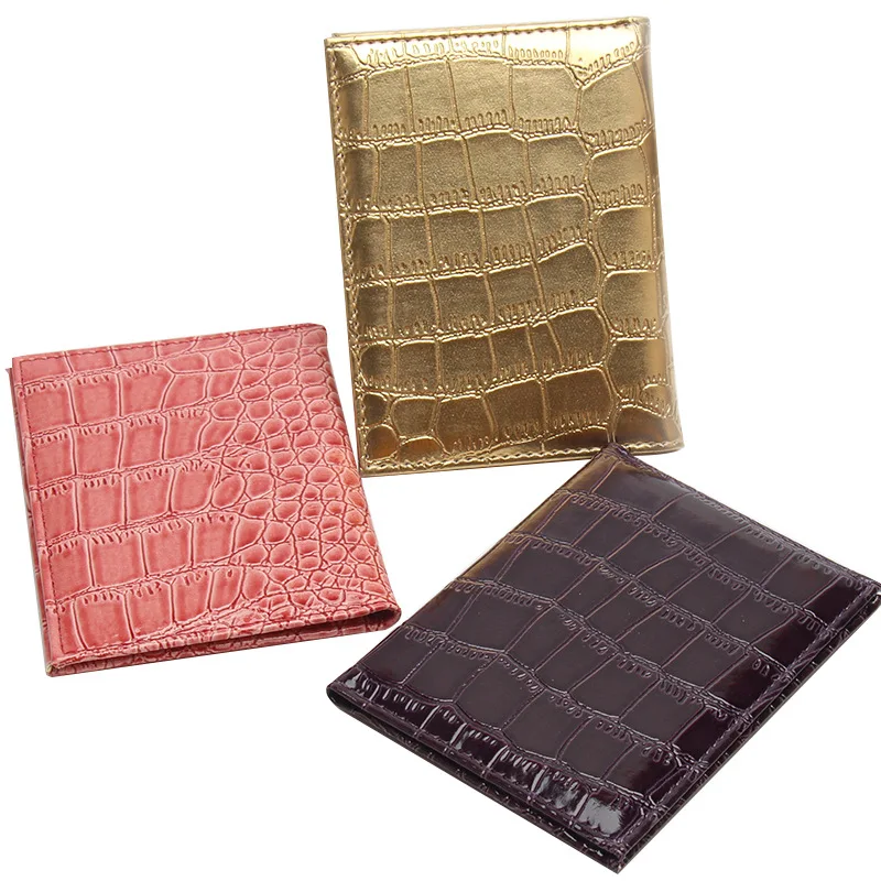 

1PC Pu Leather Crocodile Pattern Passport Covers Travel Wallet Passports Cover Id Card Holder Unisex Credit Case Porte Carte