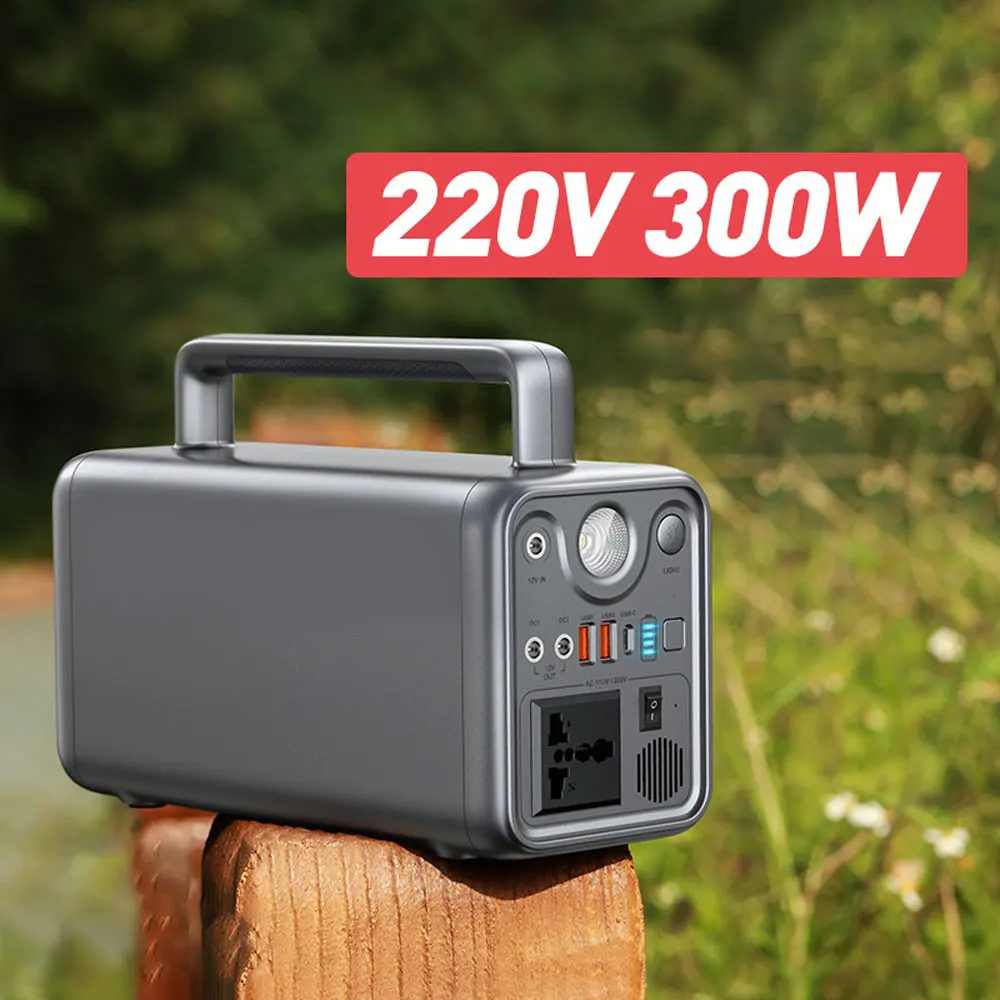 

Power Generator Outdoor power supply 220V mobile power 300W high power with socket Large capacity 80,000m power bank