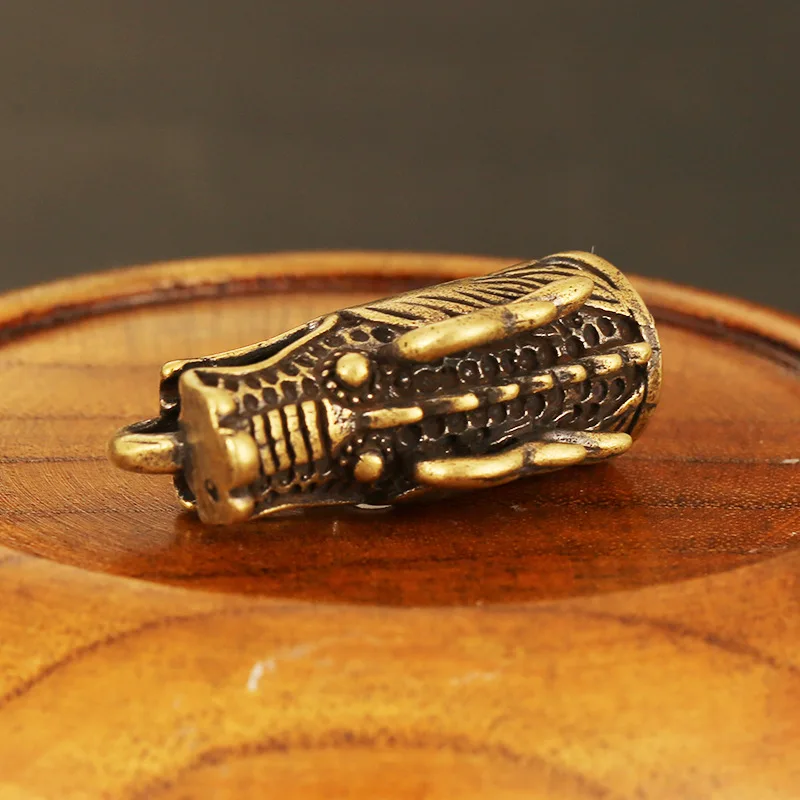 Подвеска в виде головы дракона из чистой меди со властным зодиаком Мужская