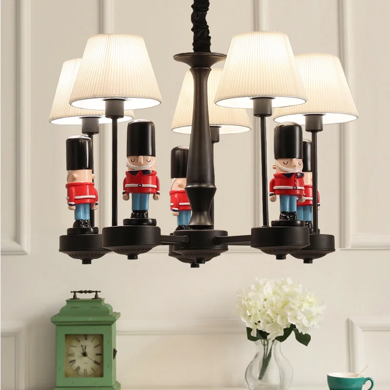 Люстры для детской комнаты люстра спальни и мальчиков креативные Мультяшные