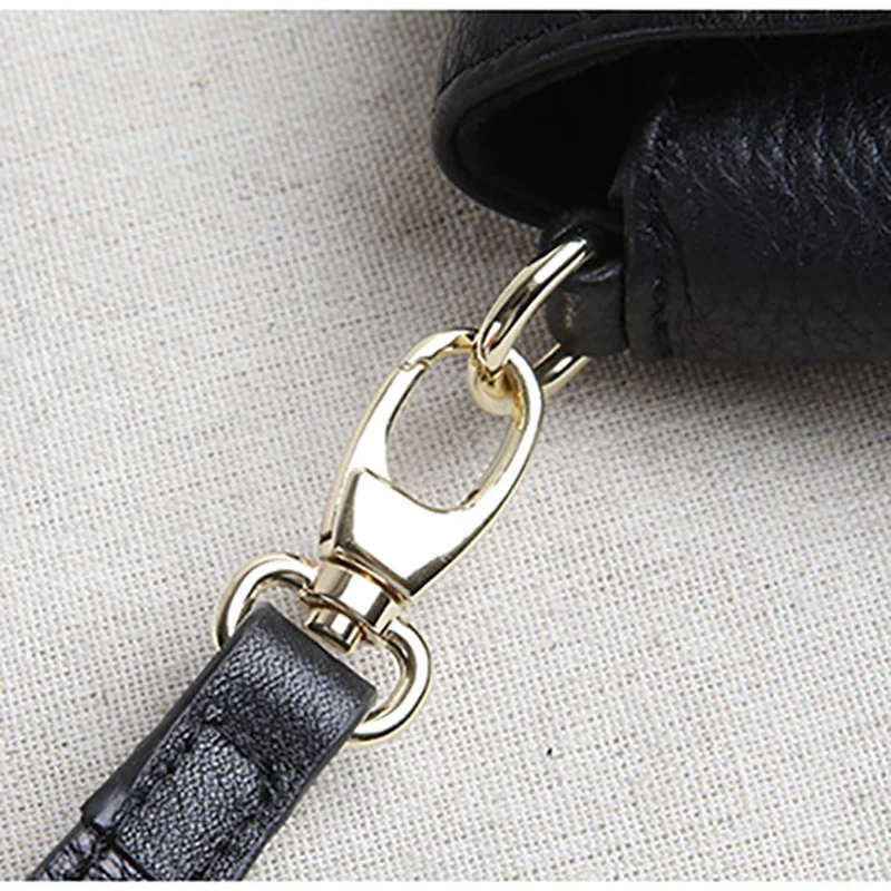 Женская Маленькая кожаная сумка AETOO стильная Наплечная Косынка маленькая