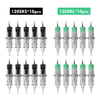 tattoo needles cartridge accessories 20 pcs independent round liner shading 1 3 5 7 9 11 14 rl rs universal tattoo supply