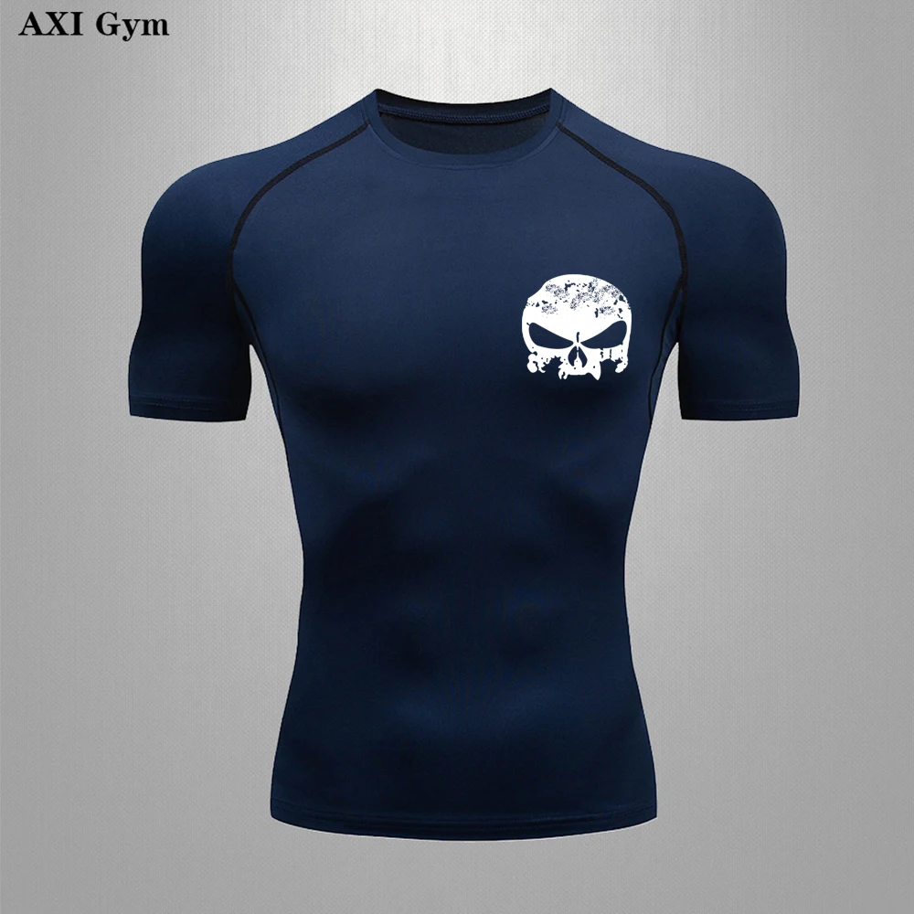 

Rashguard Men's Boxing Tight Sportswear Fitness Jogging Compression Quick Drying Sweatshirt Cycling Jersey Men's Running T Shirt