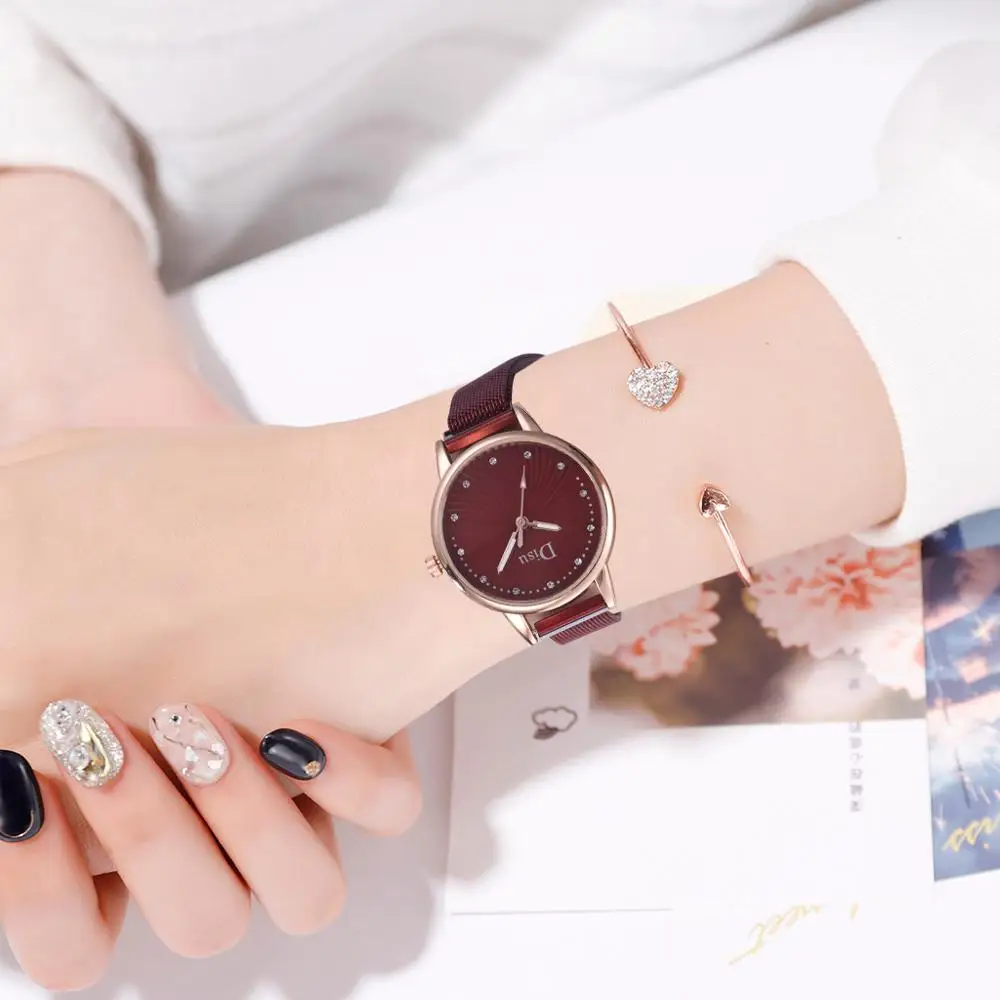 Женские часы-браслет в стиле ретро роскошные брендовые креативные Дамские