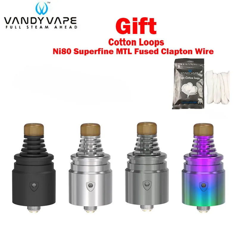 Испаритель Vandy Vape Berserker V2 MTL RDA 1 5 мл перестраиваемый капающий атомайзер