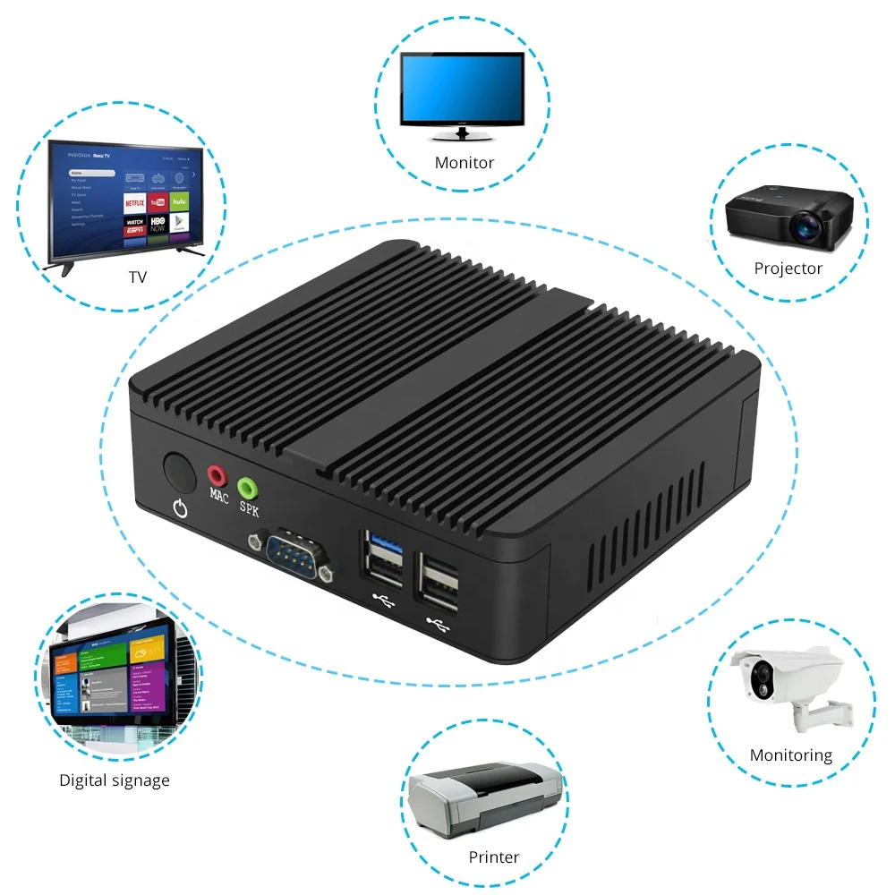 

best box pc intel core i3 dual ethernet ops embedded fanless mini pc windows10 12v industrial computer with pci express slot