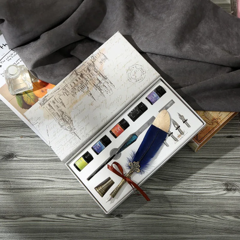 Стекло перьевая Ручка канцелярия для учеников каллиграфии Ручки Новинка