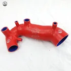 Силиконовый индукционный впускной шланг Turbo для Audi A4 Passat B6 1,8 T (1 шт.), красныйсинийчерный