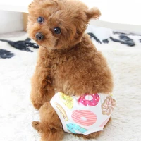 pet bitch big aunt physiological pants female teddy menstrual pants sanitary napkins puppy cotton safety pants