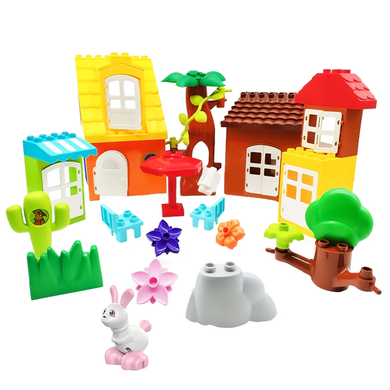 Цветочный навес окно трава тростник кактус искусственные животные большой