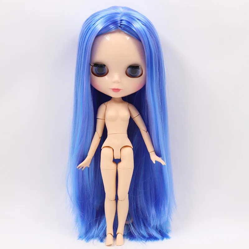 ICY Nude Factory Blyth Кукла № Y7216Y6208 светильник розовый микс фиолетовые волосы без челки телесный цвет кожи Нео