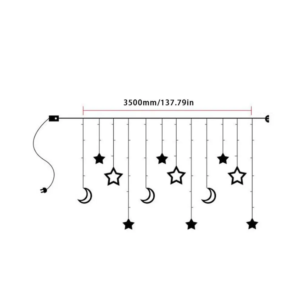 

Christmas Holiday Room Decoration Romantic Warm Lights Comfortable Festival String Light Atmosphere Creation