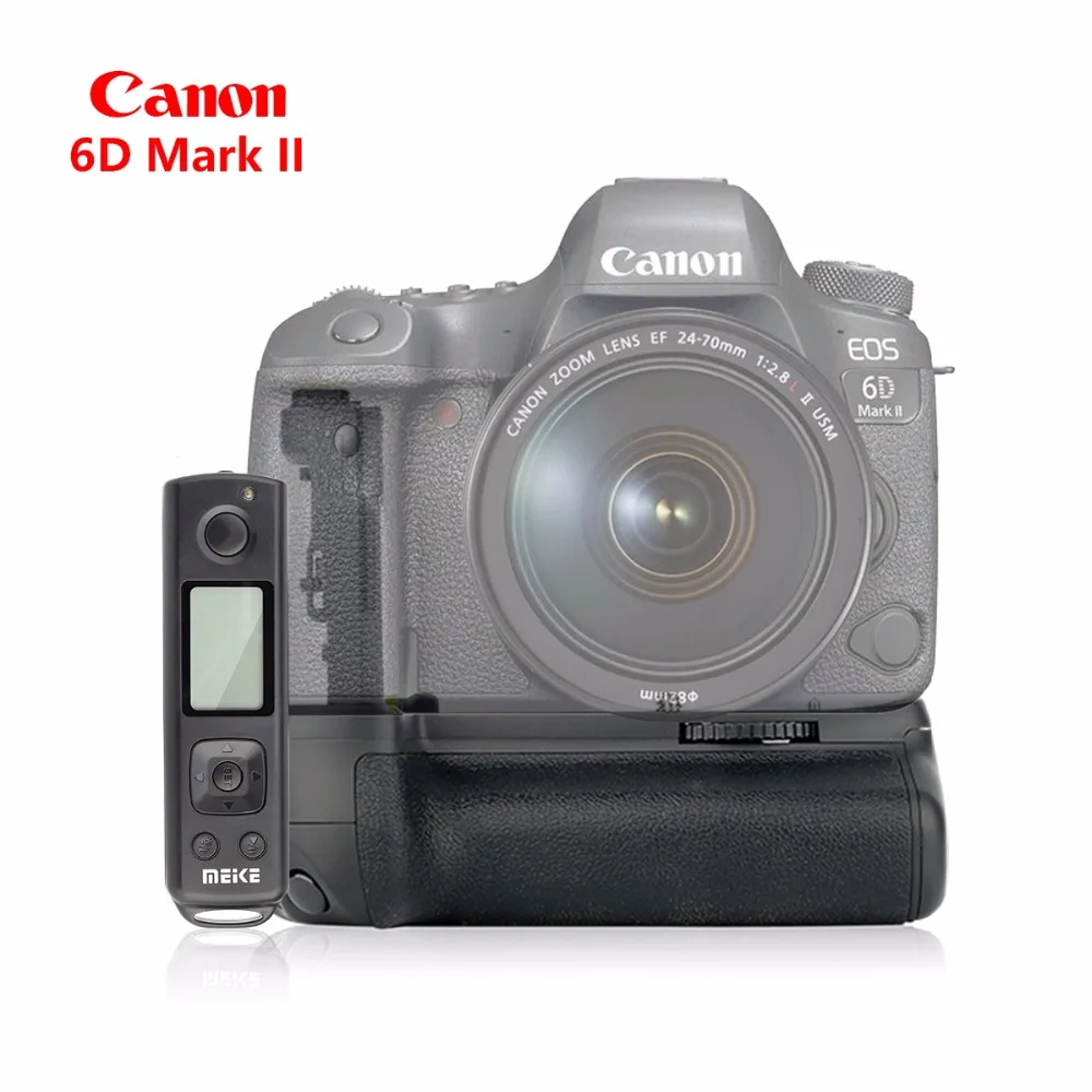 Зарядное устройство Meike для Canon 6D Mark II Встроенный пульт дистанционного управления