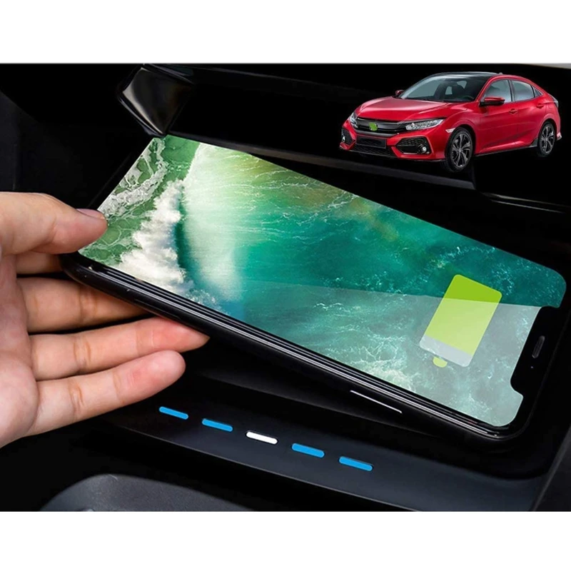 

15W Car Wireless Charger for Honda Civic 10Th QI Special Mobile Phone Charging Plate