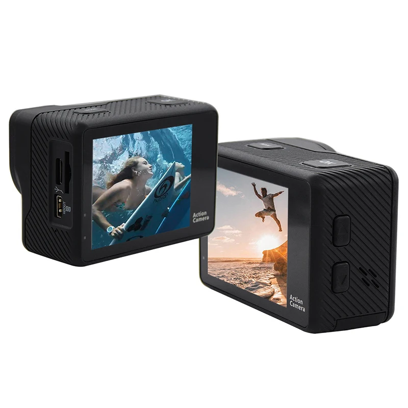 Дешево Экшн-камера 4K WiFi Ultra HD Спортивная камера водонепроницаемая камера для подводного плавания с пультом дистанционного управления B2Cshop